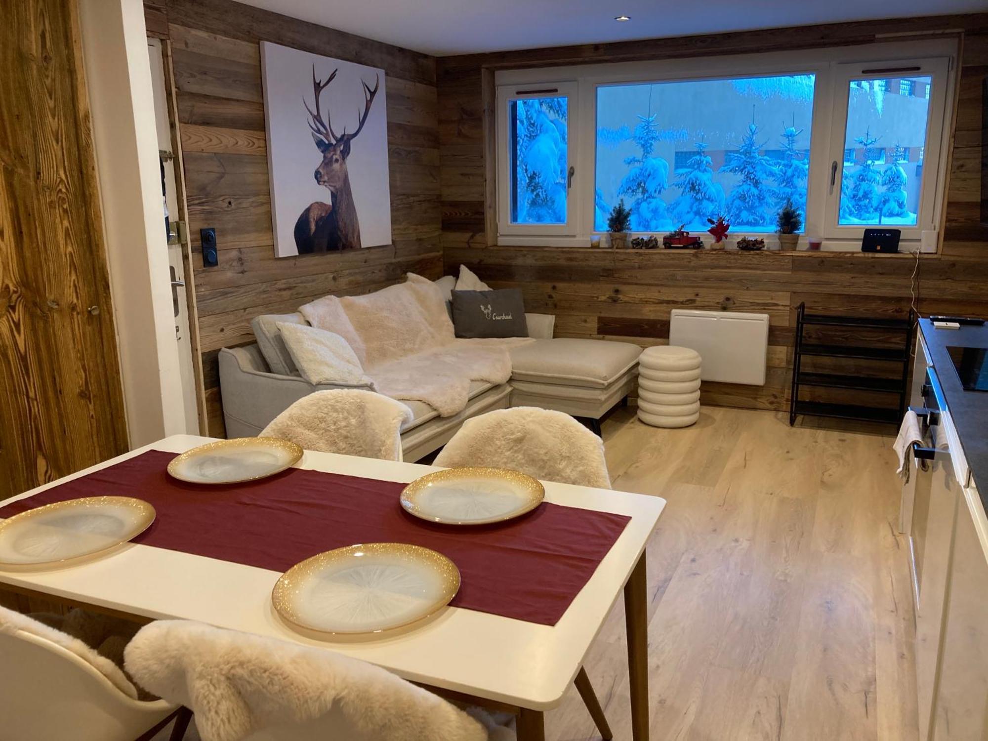 1650 Moriond - 2 Double Bedroom Near Snow Front Courchevel Bagian luar foto