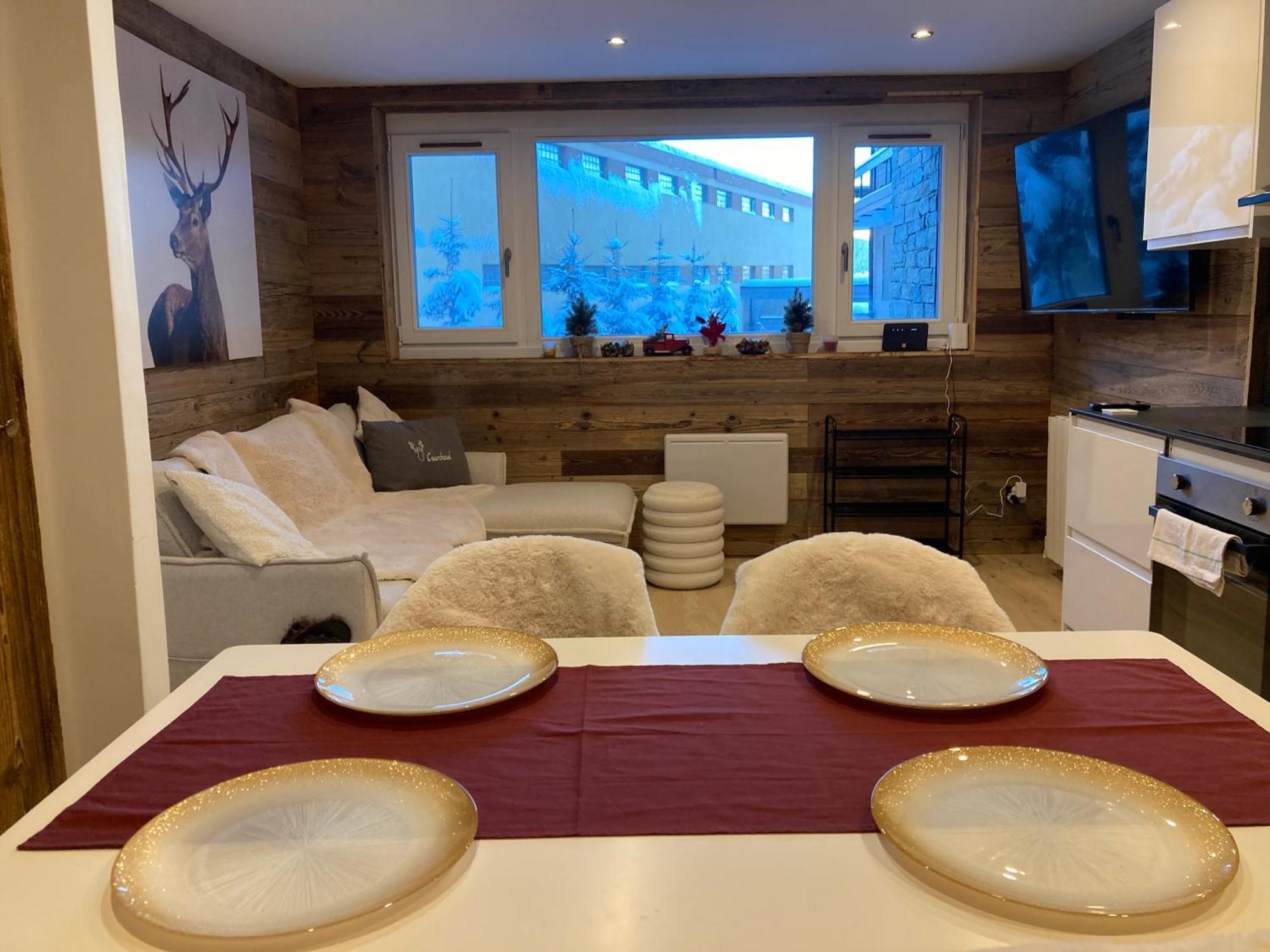1650 Moriond - 2 Double Bedroom Near Snow Front Courchevel Bagian luar foto